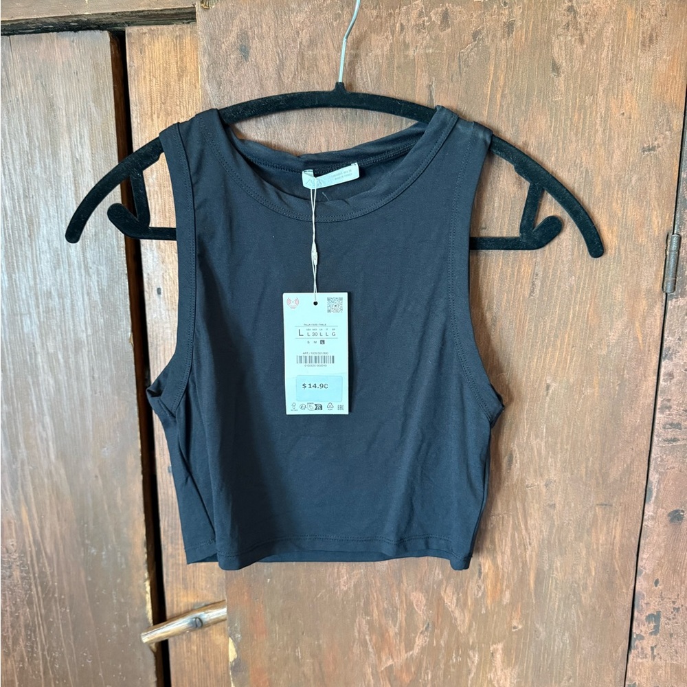 Zara Black Tank Top